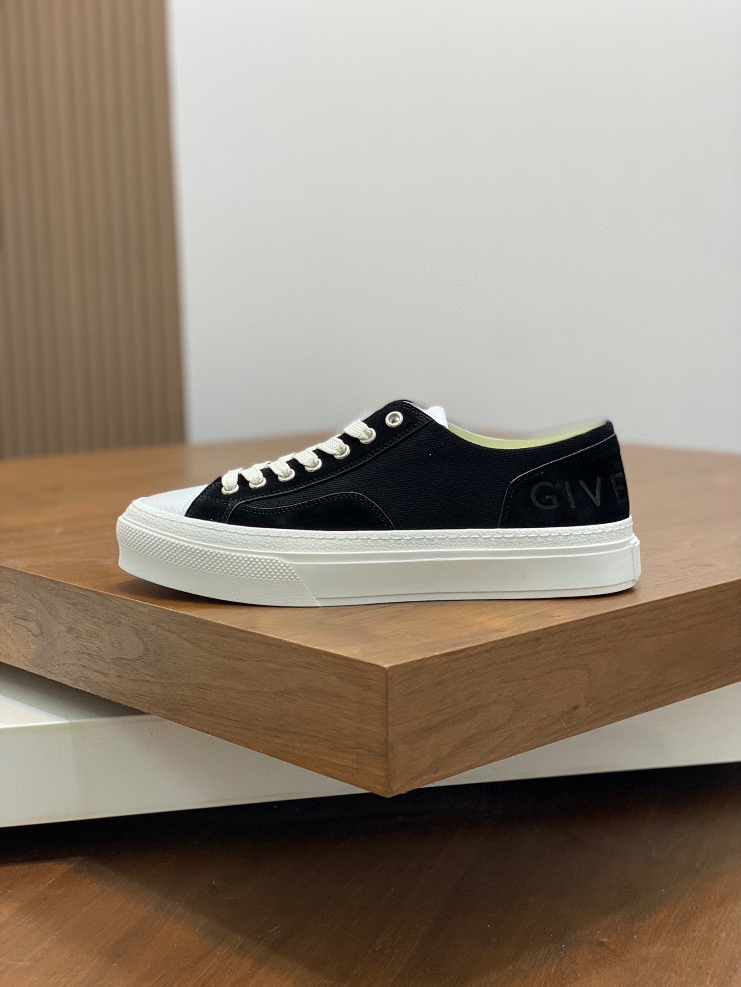 Givenchy High-End Suede and Denim Sneakers