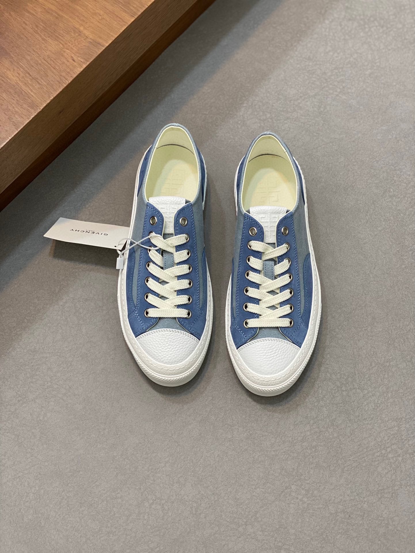 Givenchy High-End Suede and Tumbled Calfskin Sneakers