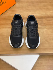 HermÃ¨s Low-Top Sneakers - Luxurious Cowhide Leather Footwear