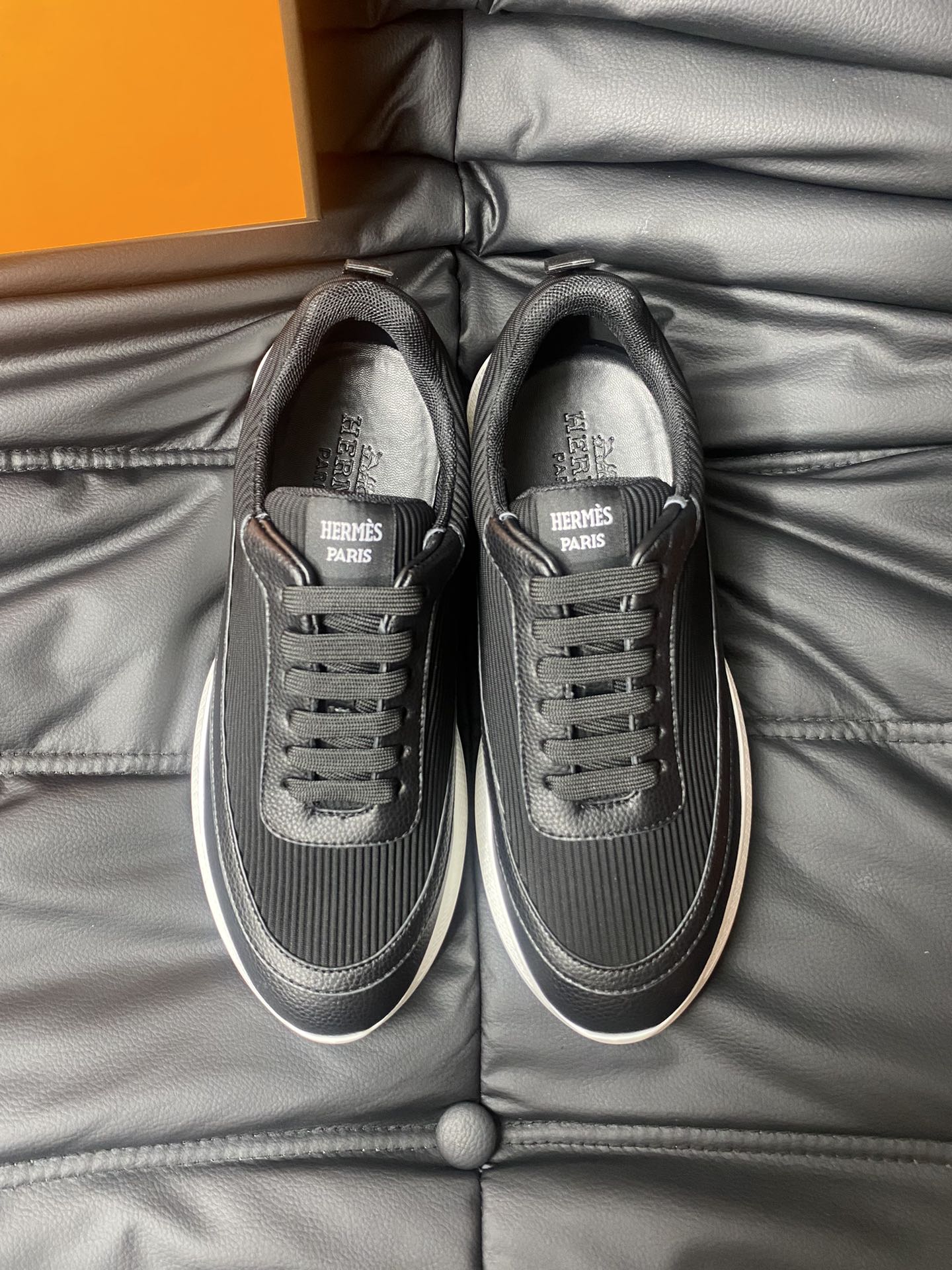 Hermes Luxury Napa Calfskin Sneakers