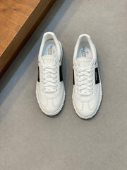 Valentino Casual Sneakers for Couples - Stylish Calfskin & Suede