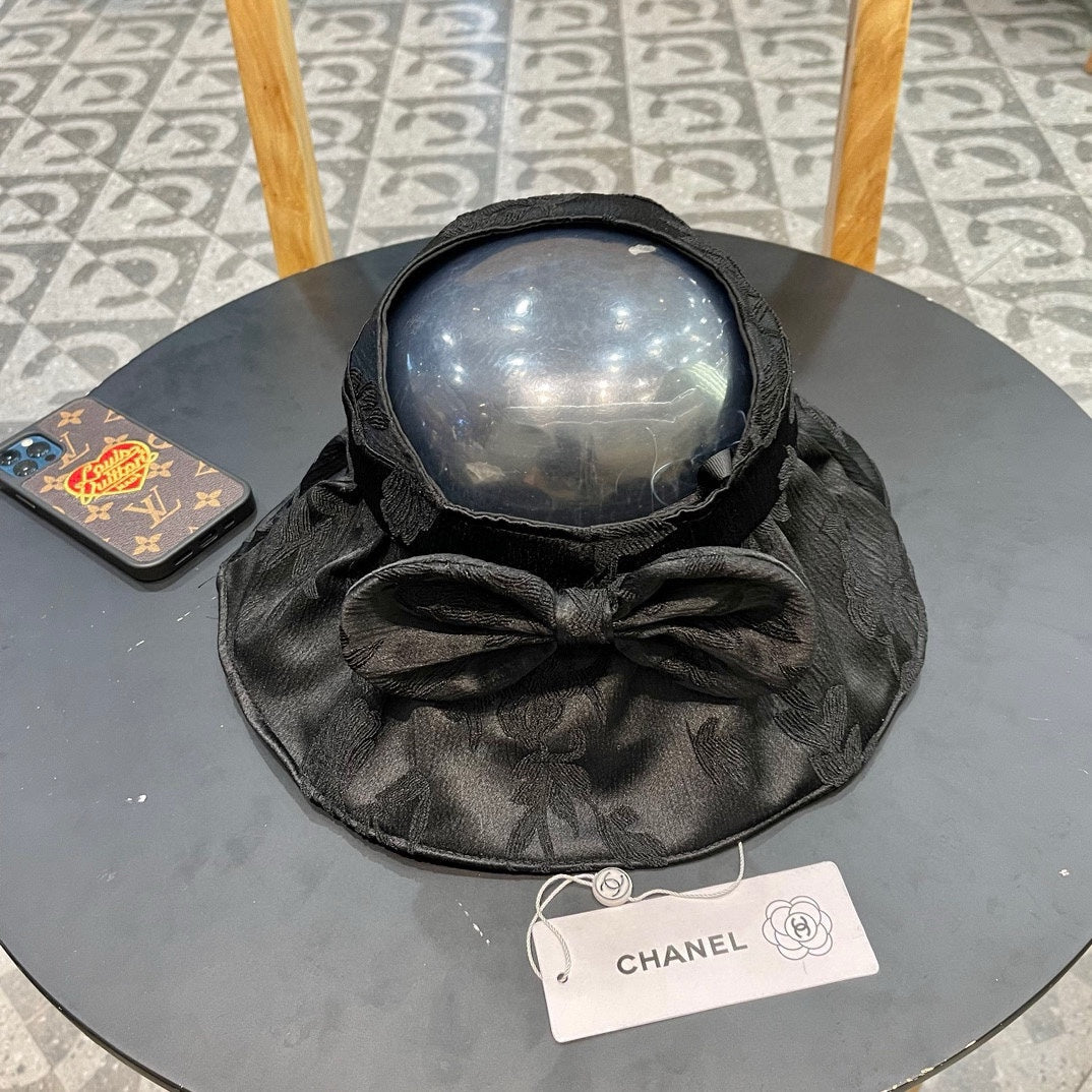 Chanel-Inspired Chinese Style Bucket Hat â€“ Versatile Sun Protection