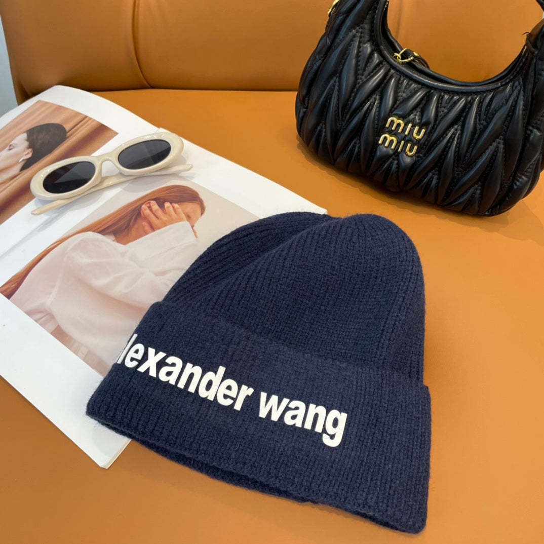 Alexander Wang Guanxin Wool Knitted Hat - Unisex, Soft & Versatile