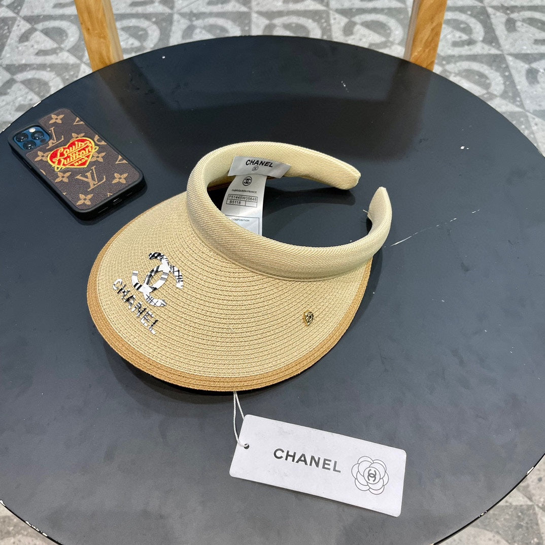 Women's Summer Straw Sun Hat - UV Protection Beach Hat with Large Brim