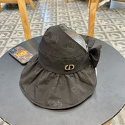 Dior Women's Breathable Sun Hat with Floral Design