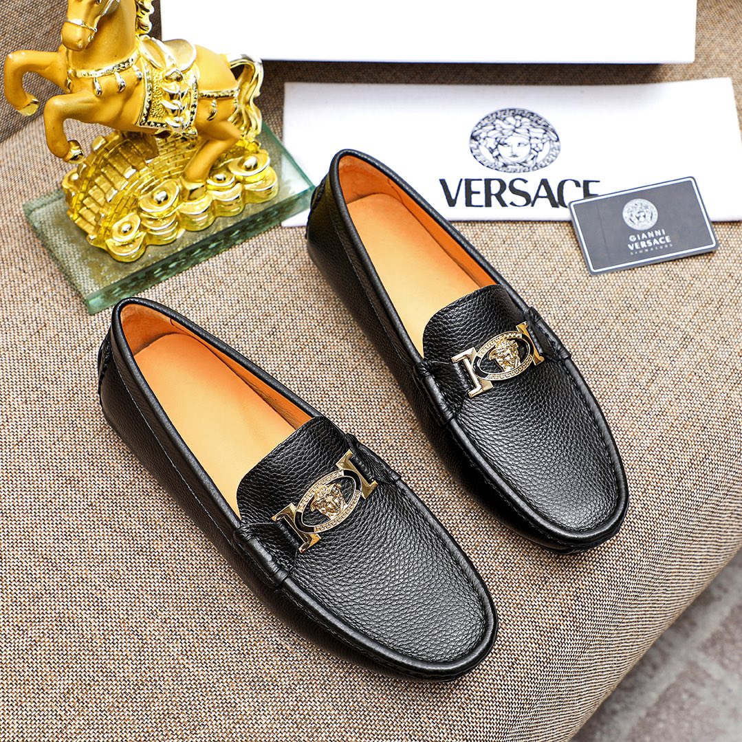 Versace Men's Premium Beanie Shoes â€“ Luxury Comfort & Style