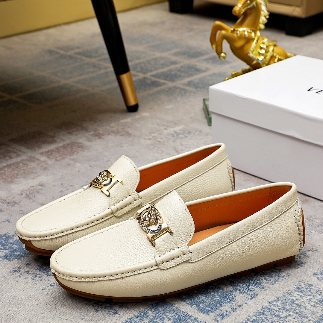 Versace Men's Premium Beanie Shoes - Stylish Comfort in 5 Colors