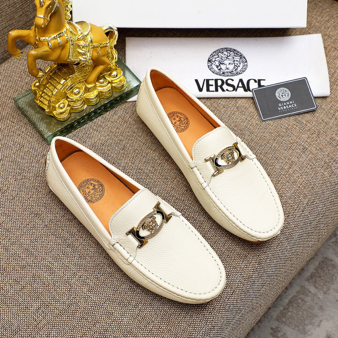 Versace Men's Premium Beanie Shoes - Stylish Comfort in 5 Colors