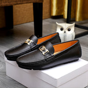 Versace Men's Premium Beanie Shoes - Luxury Leather Footwear