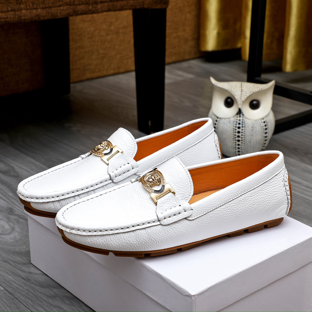 Versace Men's Premium Beanie Shoes - Luxury Footwear in 5 Colors