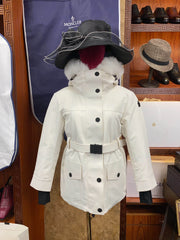 Luxury Moncler Women's Down Ski Jacket with Detachable Fox Fur Collar