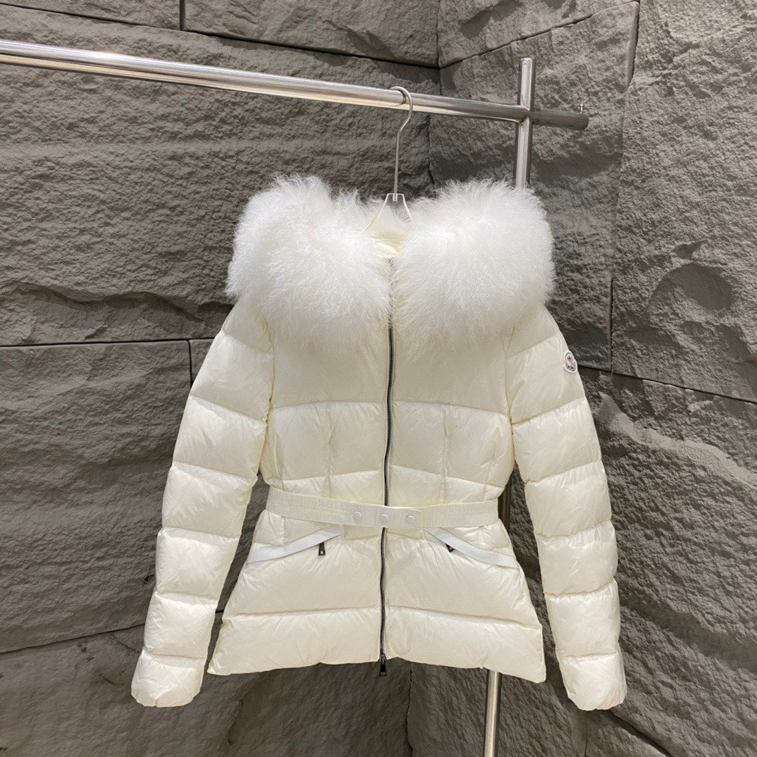 Moncler Women's Boed Wool Collar Down Jacket - Autumn/Winter Collection