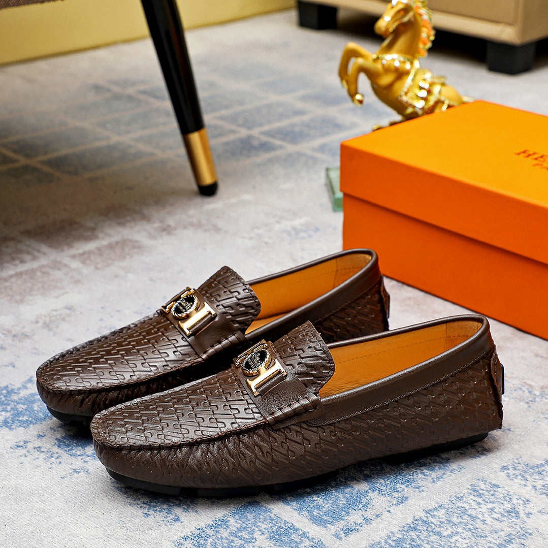 Premium Men's Slip-On Leather Shoes