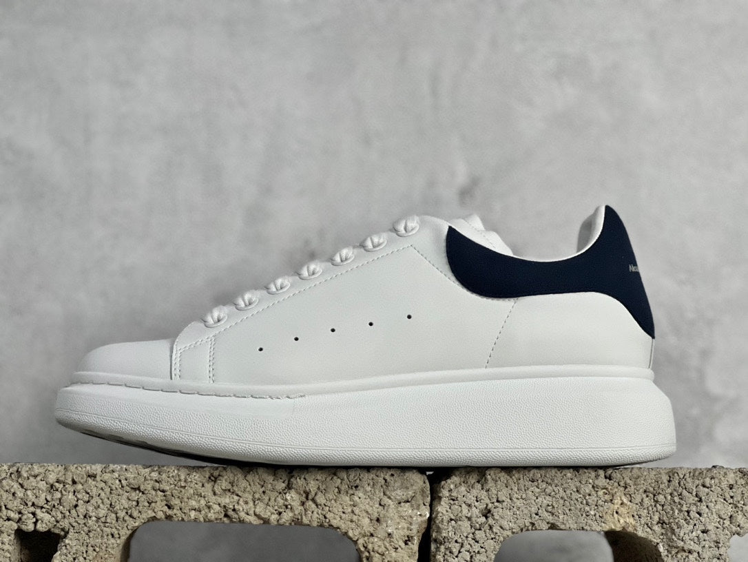 Alexander McQueen White Sneakers with Anti-Counterfeiting Chip | Luxury Calfskin Design