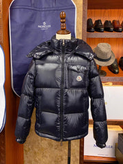 Moncler Montbeliard Unisex Down Jacket - Three-Color Stripes