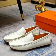 Classic Men's Slip-On Leather Shoes - Luxury Design