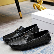 Versace Men's Premium Beanie Shoes - Luxury Footwear in Solid Colors