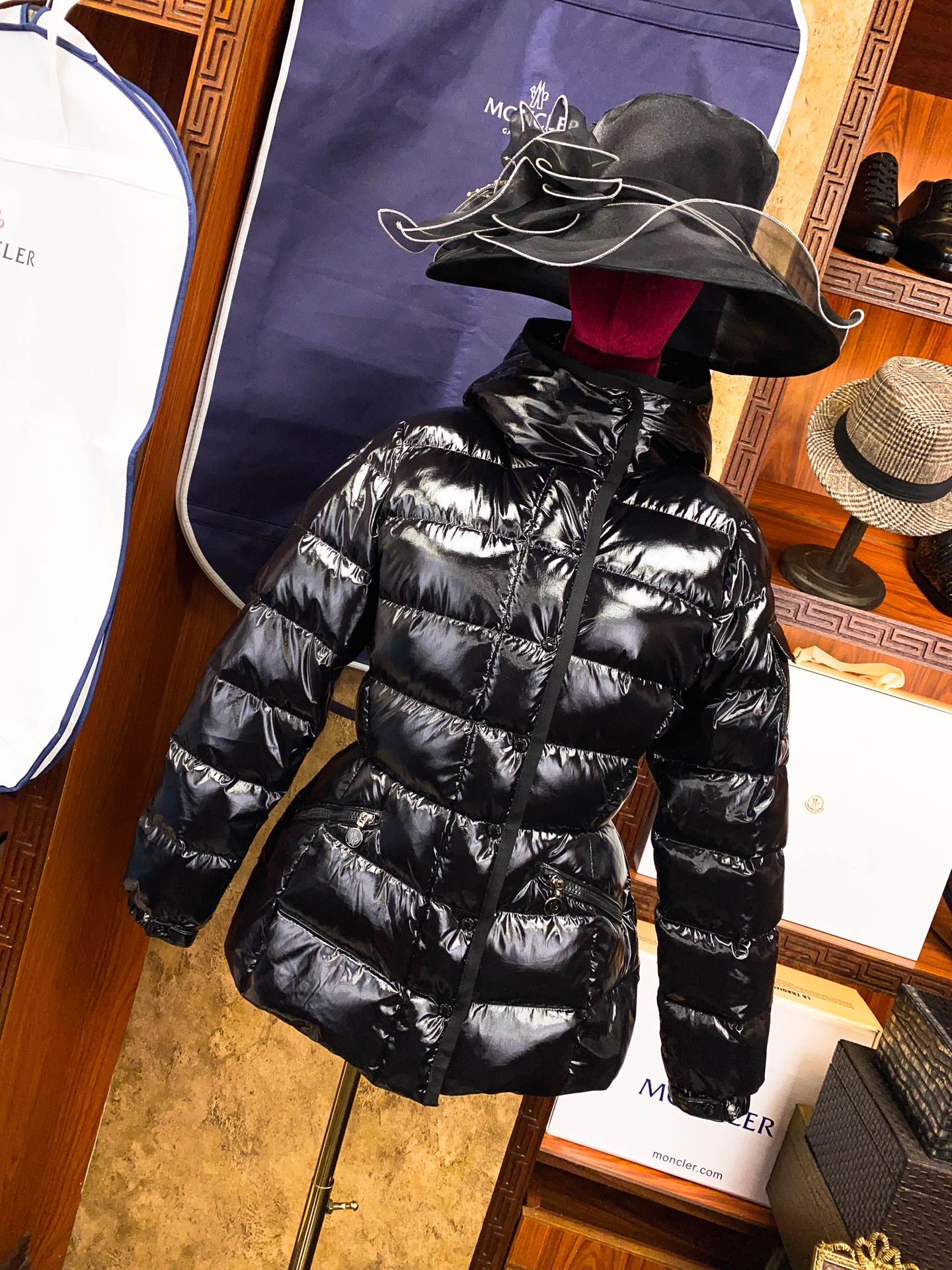 Moncler Waist-Cinching Mid-Length Skirt - Lightweight & Warm