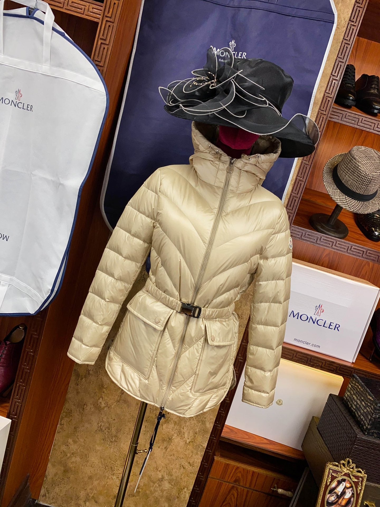 Moncler Argenno Women's Hooded Down Jacket