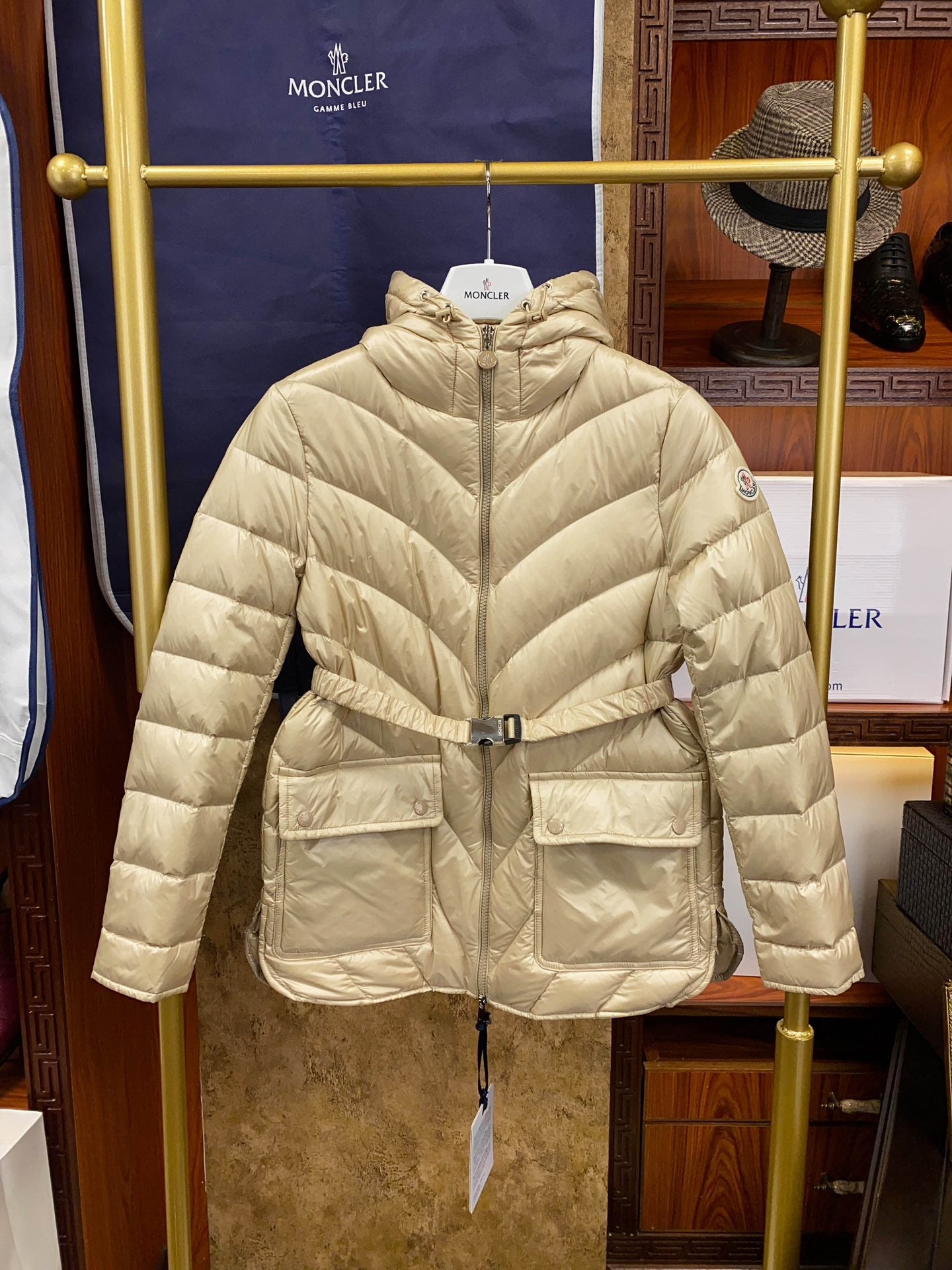 Moncler Argenno Women's Hooded Down Jacket - Warm & Lightweight