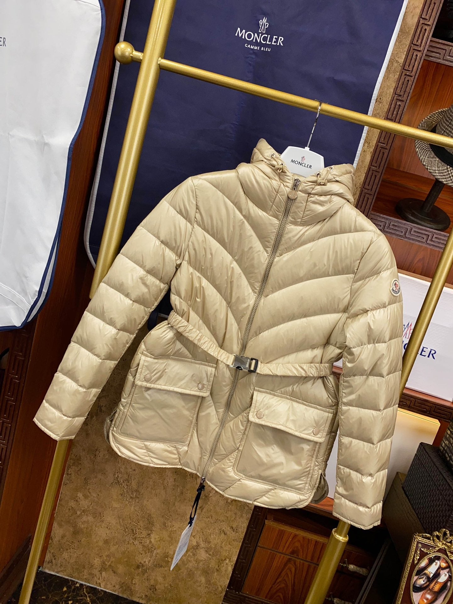 Moncler Argenno Women's Hooded Down Jacket - Warm & Lightweight