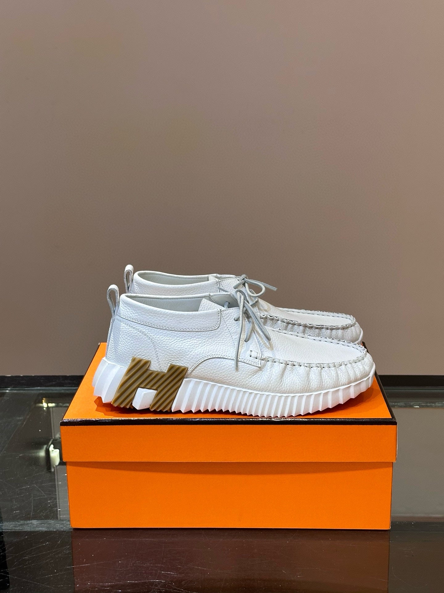 Herm's 2024 Men's Casual Lace-Up Sports Shoes