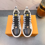 Gucci Retro High-Top Men's Shoes - Trendy Velvet and Leather Lining