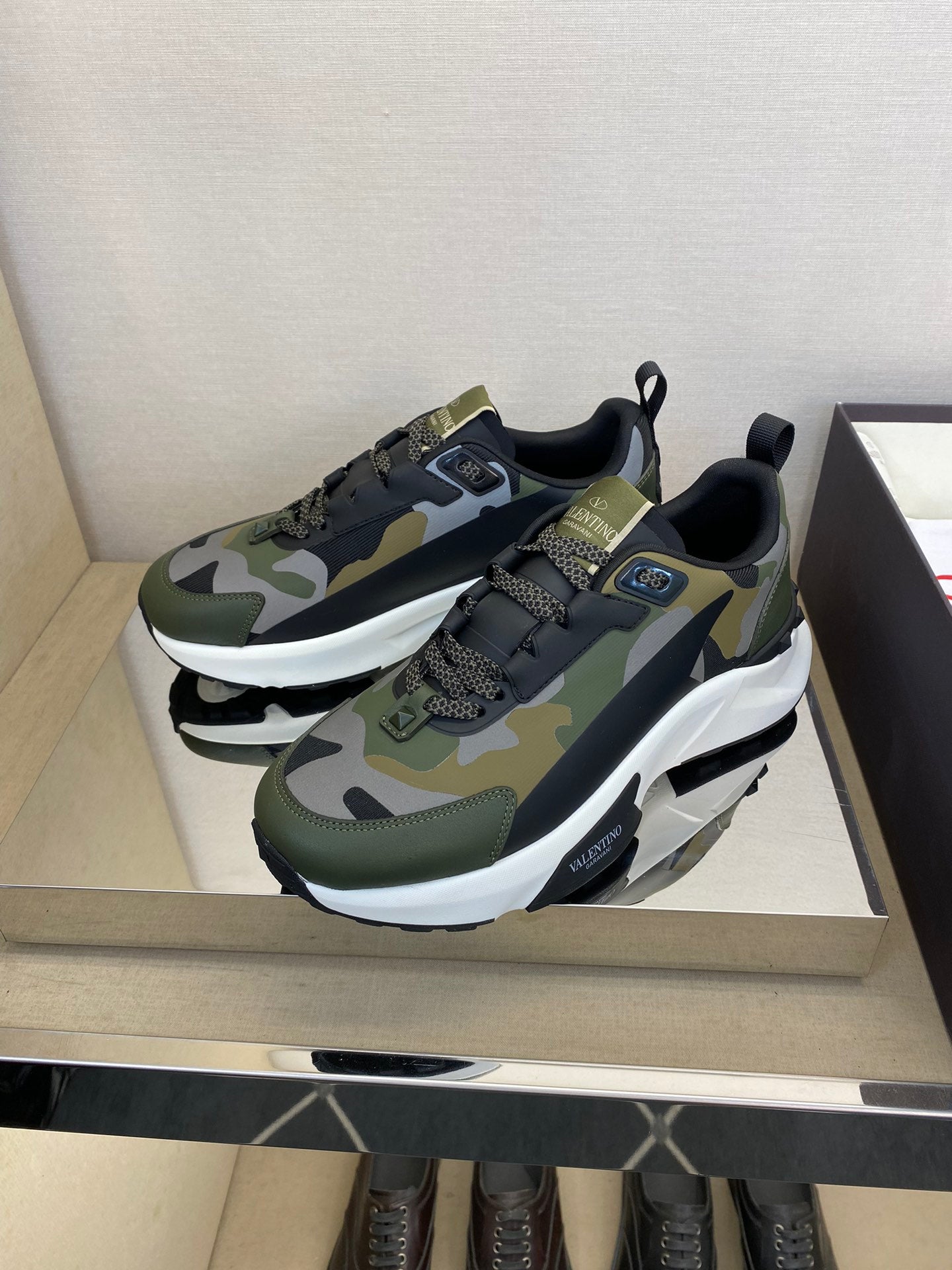 Valentino Camouflage Luxury Sneakers for Men