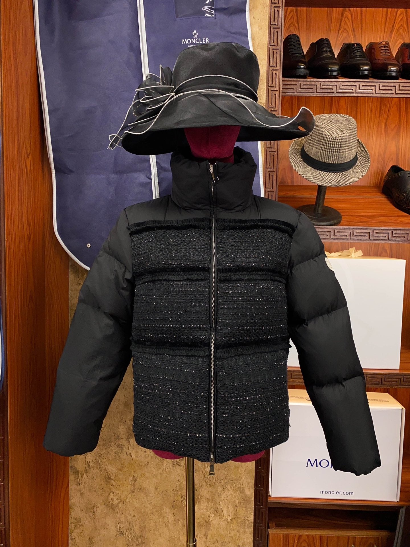 Moncler Aucun Women's Luxury Down Jacket - 95% White Goose Down