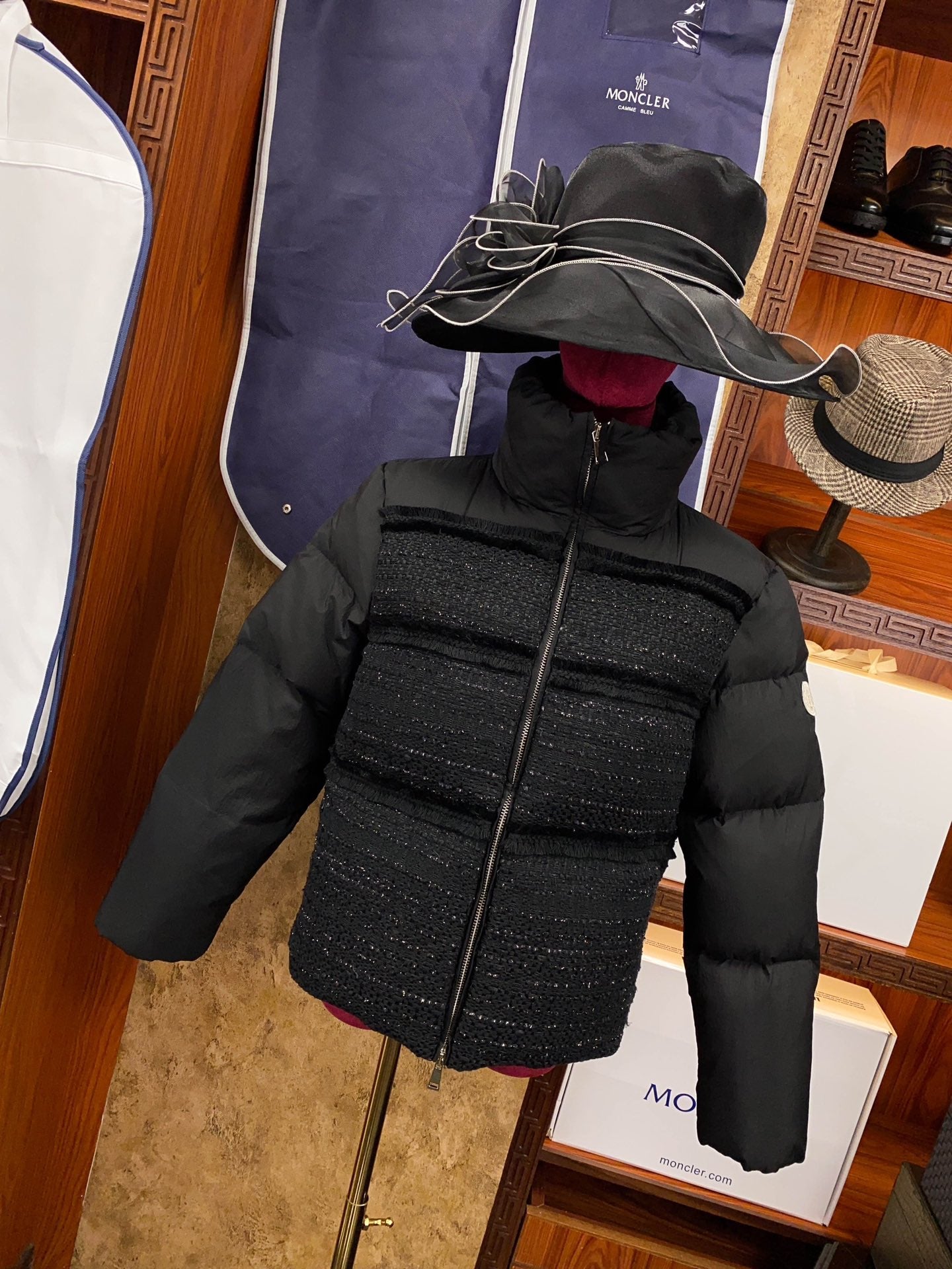 Moncler Aucun Women's Luxury Down Jacket - 95% White Goose Down