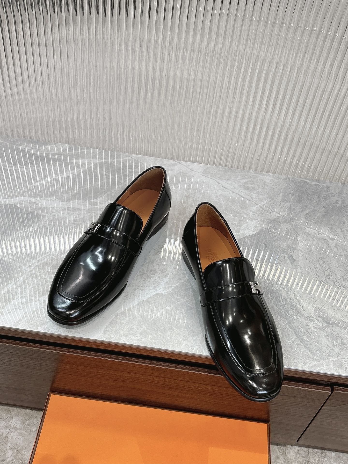 Luxury Men's Leather Loafers by Hermes