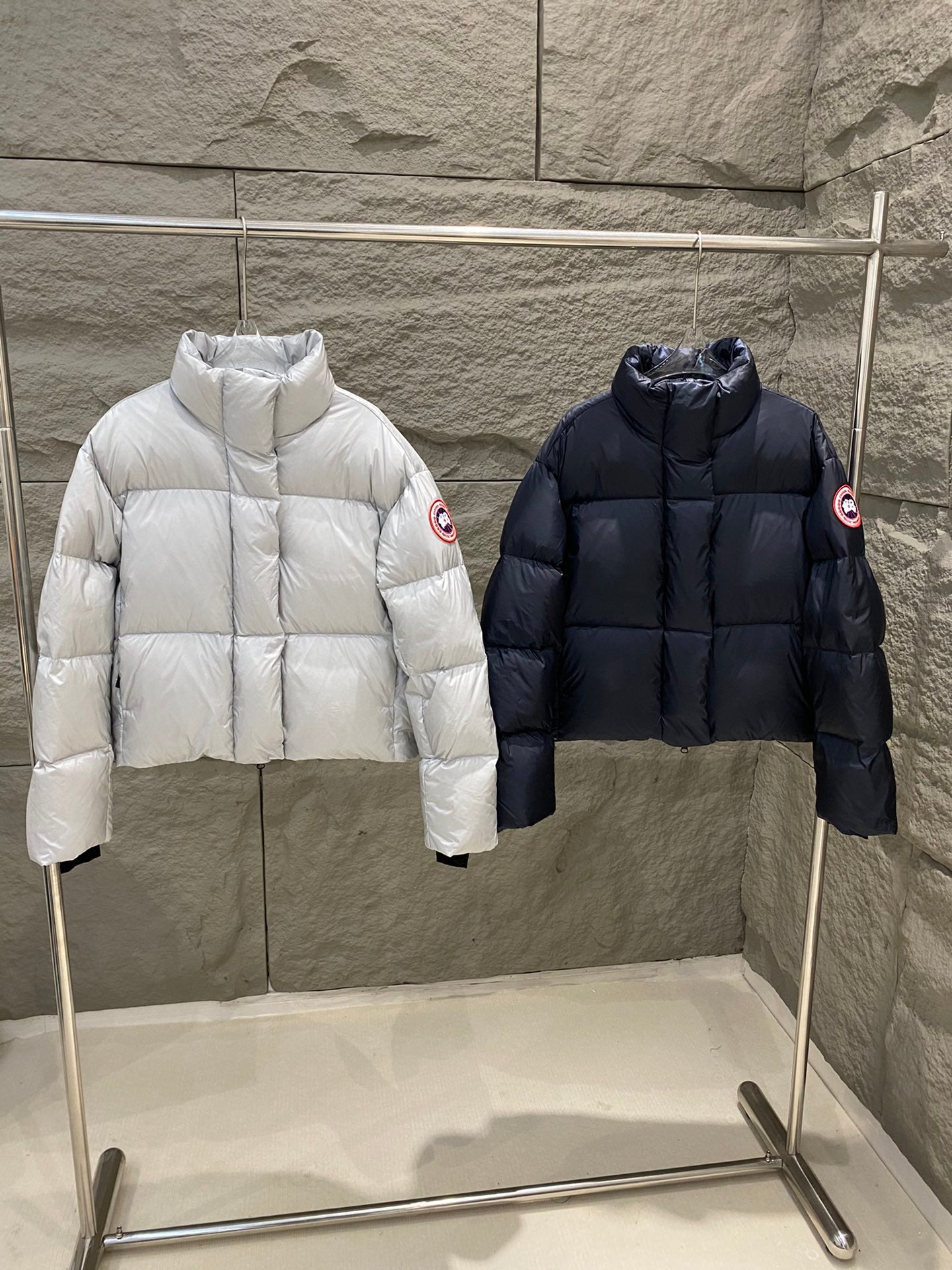 Canada Goose Cypress Short Parka - Classic Embroidered Logo Jacket