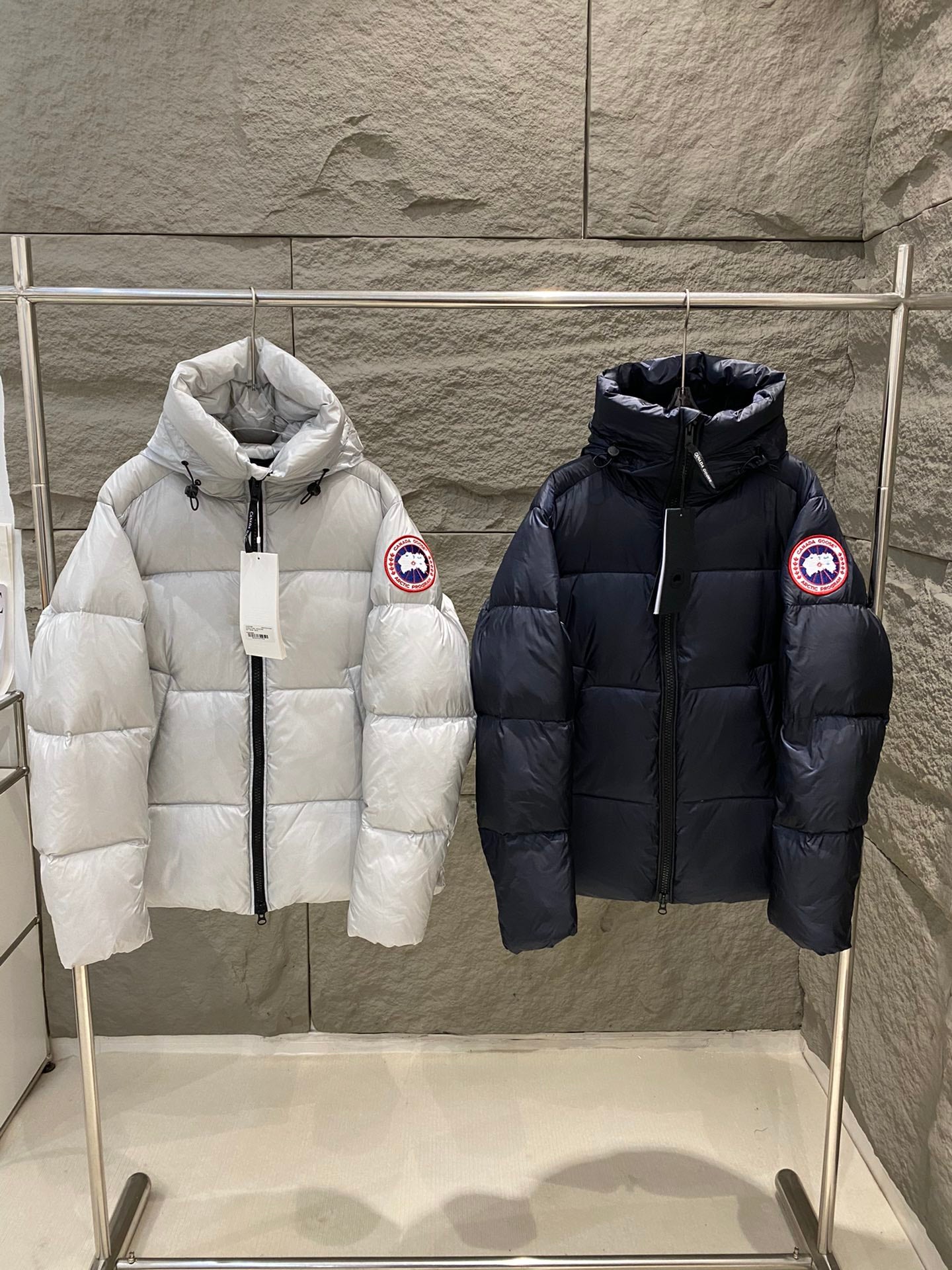 Canada Goose Crofton Down Jacket - Silver Birch