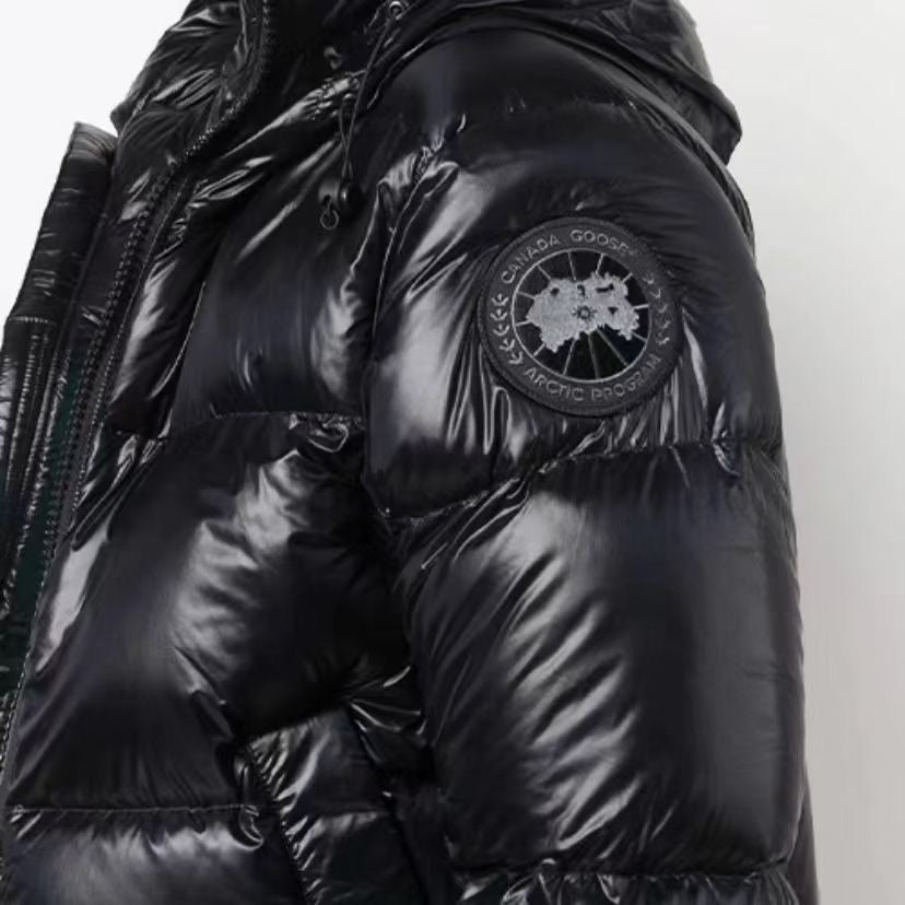 Canada Goose Crofton Series Black Label Down Jacket - Silver Birch