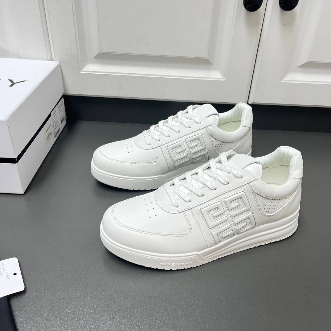 Givenchy G4 Series Low-Top Sneakers in Premium Cowhide Leather
