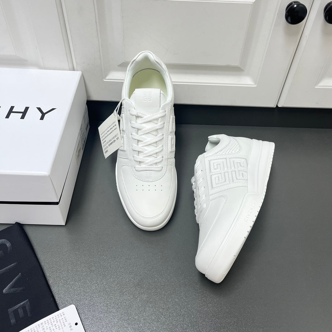 Givenchy G4 Series Low-Top Sneakers in Premium Cowhide Leather