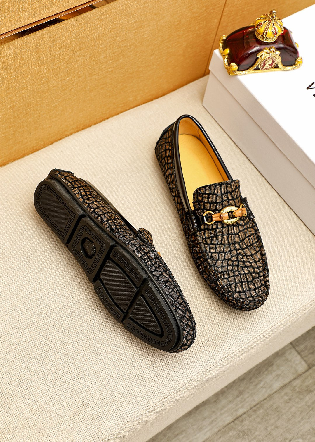 Versace Luxury Beanie Shoes - Stylish Comfort Footwear