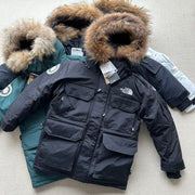 Polar 1197 Southern Cross Parka - Premium Down Jacket with Detachable Fur Collar