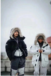 Polar 1197 Southern Cross Parka - Four-Pocket Down Jacket with Fur Collar