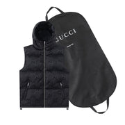Gucci Double G Pattern Hooded Down Vest - Unisex