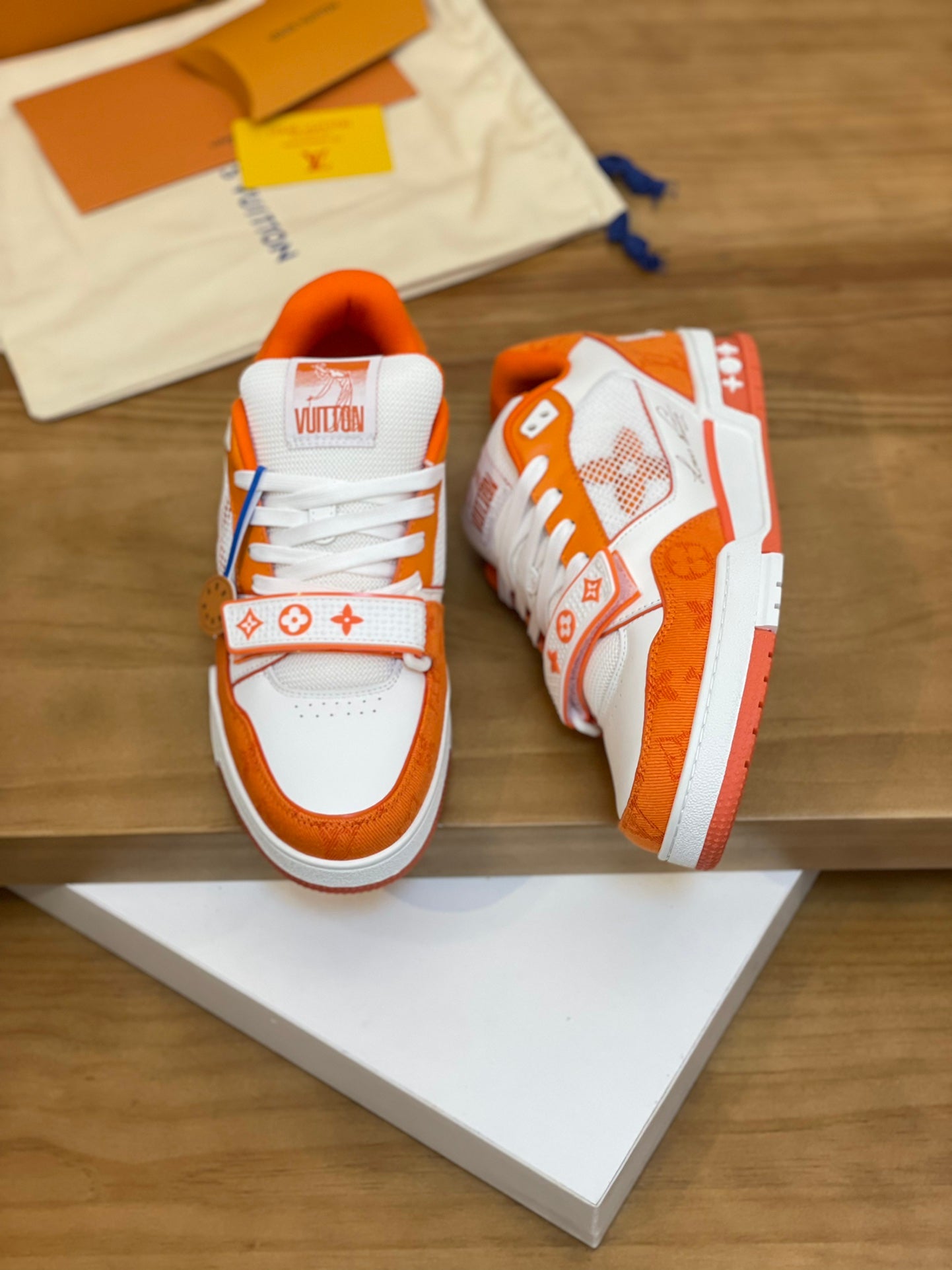 Louis Vuitton 2023 Velcro Skate Shoes - Chunky Retro Style