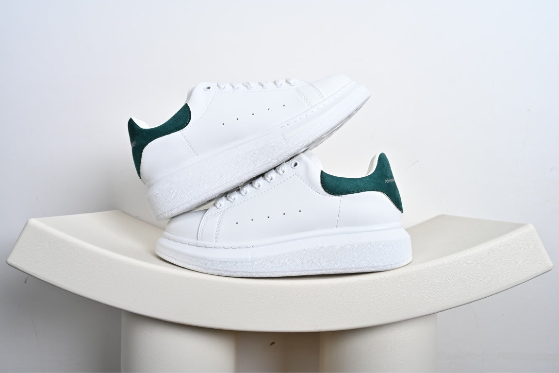 Alexander McQueen Luxury Leather Sneakers - Low-Top White Casual Shoes