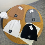 Stone Island Embroidered Beanie - Premium Winter Accessory