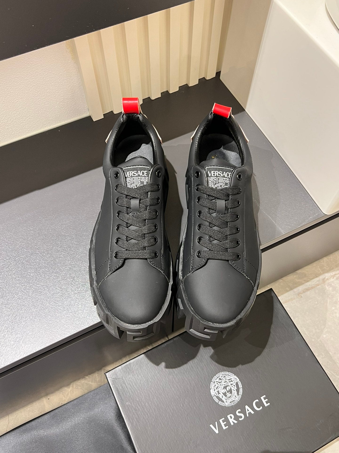 Versace Odissea Men's Futuristic Art-Inspired Sneakers