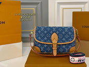 Louis Vuitton Denim Diane Retro Baguette Bag - Versatile Style