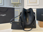 YSL Saint Laurent Drawstring Bucket Bag - Stylish Shopping Companion