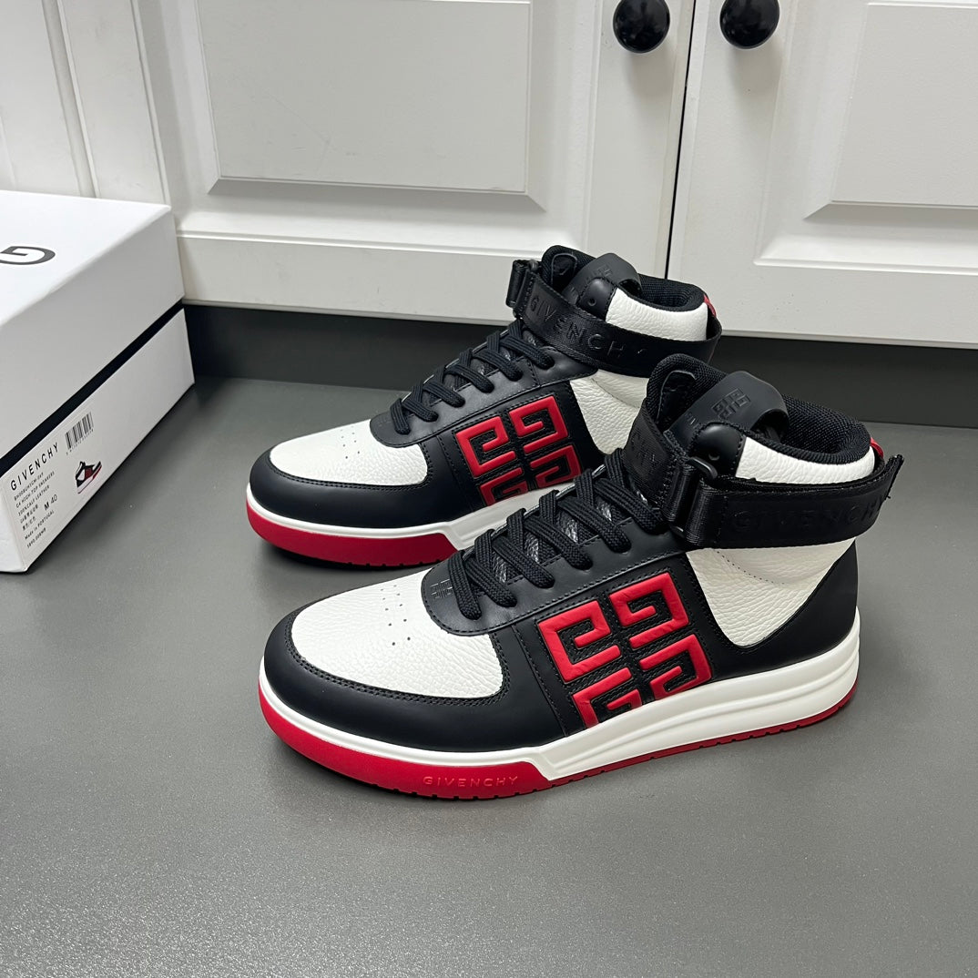 Givenchy G4 High-Top Leather Casual Sports Shoes for Men