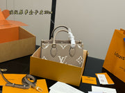 LV OnTheGo Leather Shopping Bag - Jungle Design