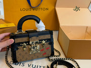 Louis Vuitton PETITE MALLE Hard Box Handbag - Compact Elegance