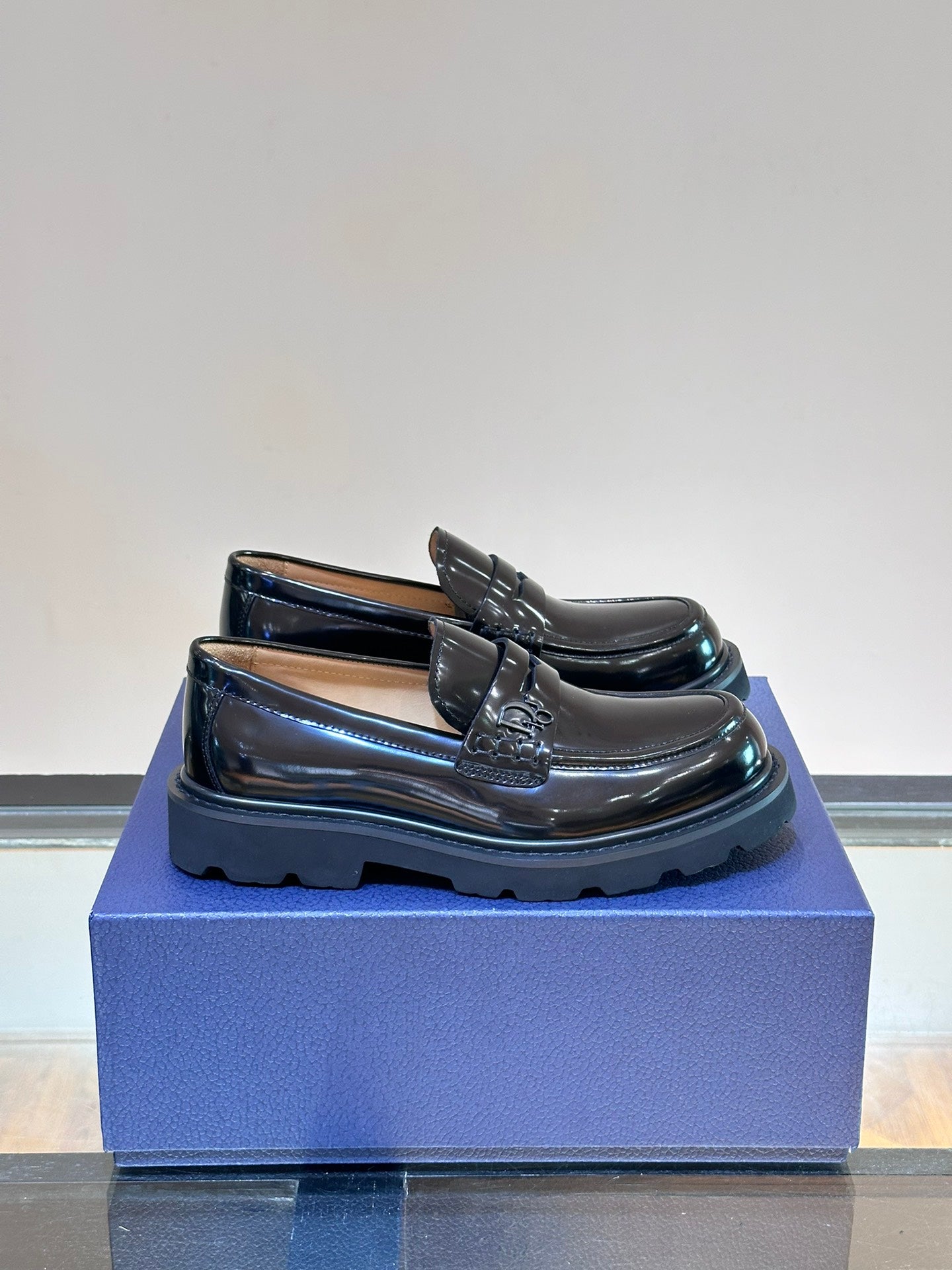 Dior Men's Premium Slip-On Leather Shoes